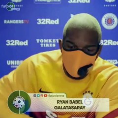 Ryan Babel: "Rangers çok büyük bir takım, zor maç olacak"