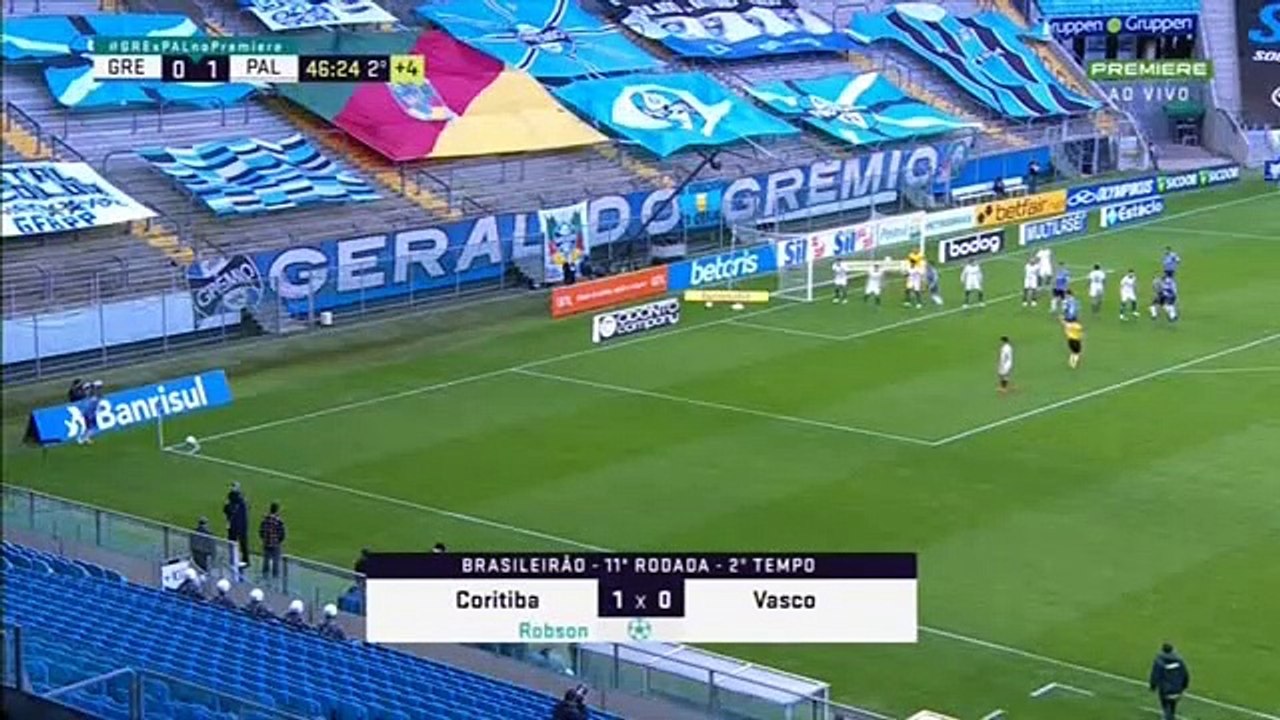 GOL DO GREMIO FERREIRINHA 1X1