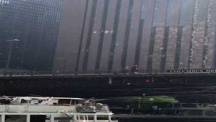 Man Spreads Joy with Bubble Machines