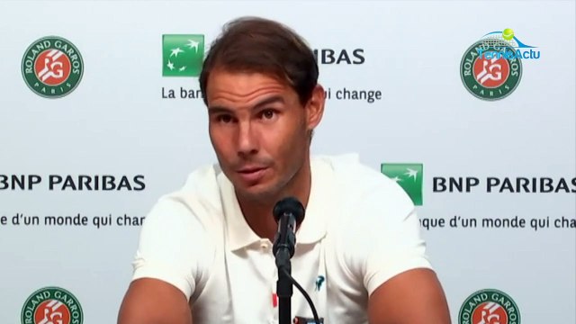 Roland-Garros 2020 - Rafael Nadal : La perfection est un mot difficile. Je pense vraiment que ce mot n'existe pas dans le sport, en tout cas dans le tennis