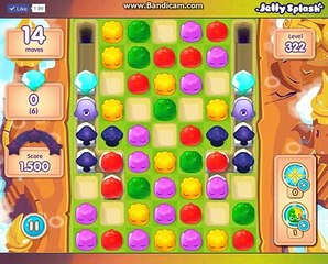 JELLY SPLASH Level 322 walkthrough
