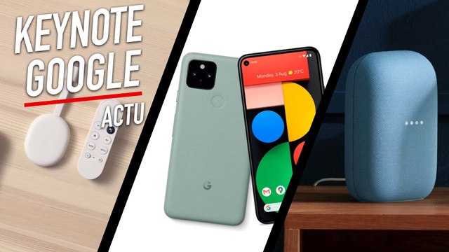 Pixel 5, Chromecast, Nest Audio : les 3 annonces Google à retenir !