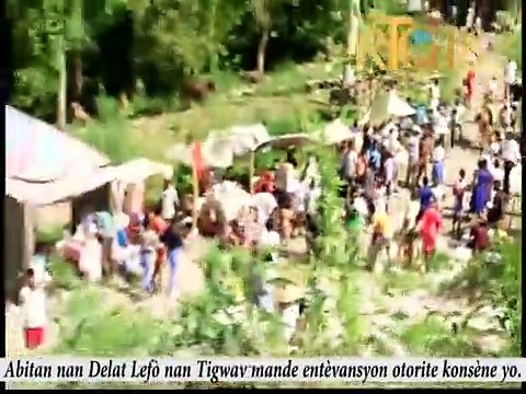 Haïti.- Abitan nan Delat Lefò nan Tigwav mande entèvansyon otorite konsène yo.