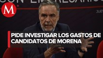 Ramírez Cuéllar pide a INE informe sobre gastos de aspirantes a dirigencia de Morena