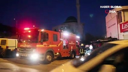 Muğla'da bir iş yeri saniyeler içinde küle döndü