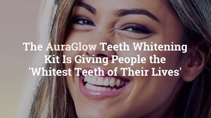 The AuraGlow Teeth Whitening Kit Is Giving People the ‘Whitest Teeth of Their Lives’