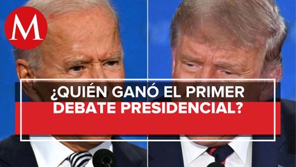 Debate presidencial: ¿Ganó Trump o Biden?