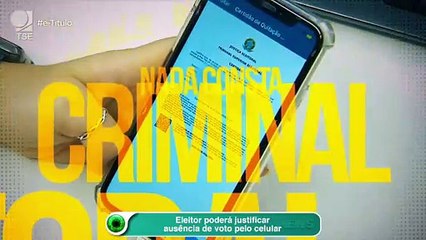 Eleitor poderá justificar ausência de voto pelo celular