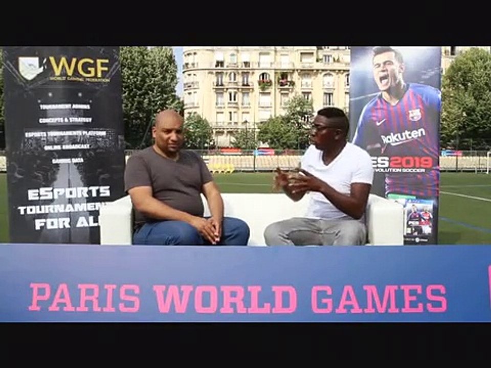 MEDHI SAKALY ET ALIX LORS DU PARIS WORLD GAMES