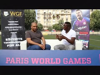 MEDHI SAKALY ET ALIX LORS DU PARIS WORLD GAMES