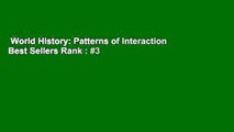 World History: Patterns of Interaction  Best Sellers Rank : #3
