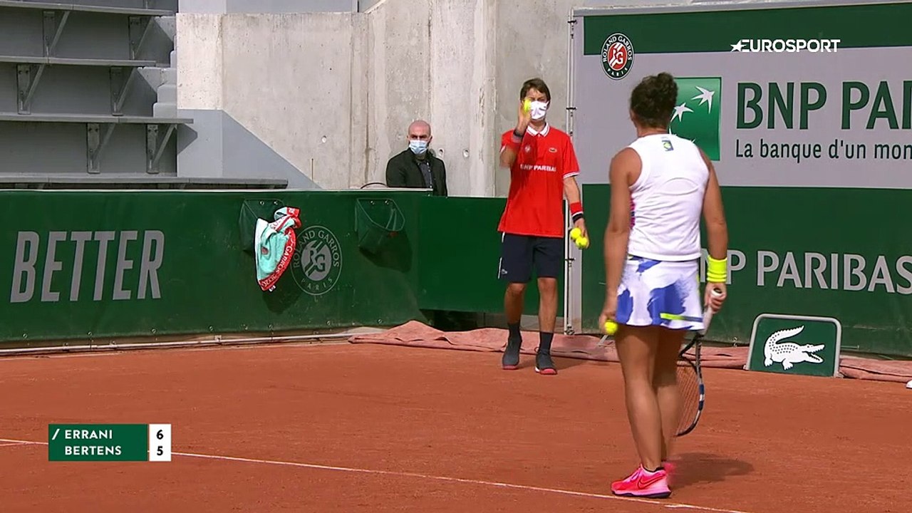 Quand Errani ne sait plus servir et vit un cauchemar sur sa mise en jeu