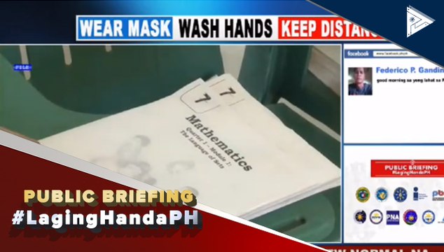 #LagingHanda | Pagbubukas ng klase sa new normal na pamamaraan, magsisimula na sa Lunes