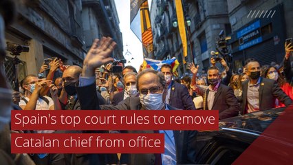 Spain's top court rules to remove Catalan chief from office, and other top stories in international from October 01, 2020.