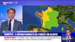 Tempête Alex: Météo France place 5 départements de l'ouest en alerte orange aux vents violents ou pluie-inondation