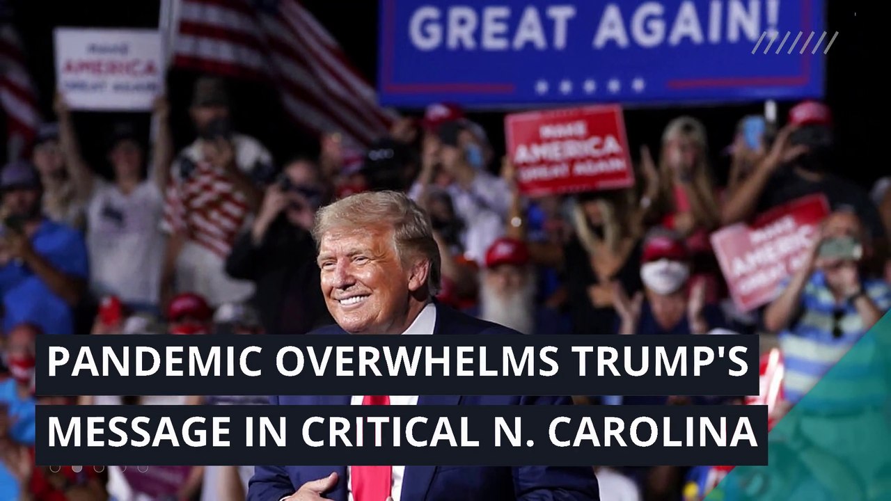Pandemic overwhelms Trump's message in critical N. Carolina, and other top stories in political from October 01, 2020.