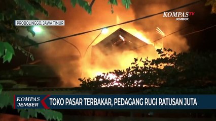 Toko dalam Pasar Terbakar, Pedagang Rugi Ratusan Juta