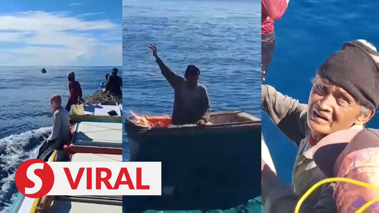 Fisherman rescued after spending seven nights d...
