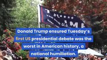 Donald Trump ensures first presidential debate is national humiliation