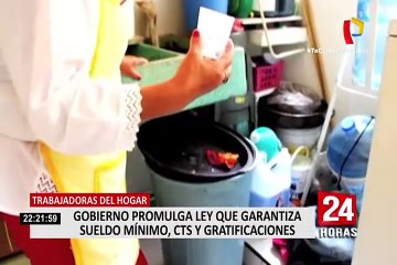 Presidente Martín Vizcarra promulgó ley de trabajadoras del hogar