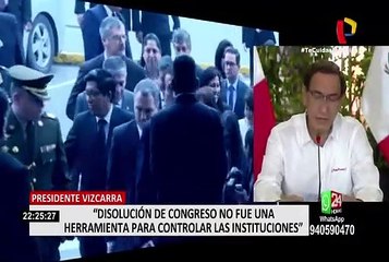 Vizcarra tras un año de disolución del Congreso: “Fue una de las decisiones más difíciles”