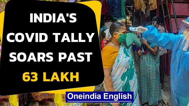 Covid-19: India's Coronavirus tally soars past 63 lakh with 86,821 cases in 24 hours|Oneindia News