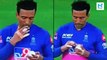 IPL 2020, RR vs KKR: Robin Uthappa caught applying saliva on ball