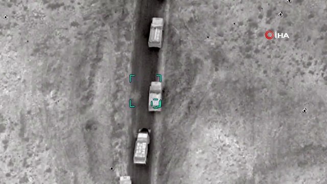 - Ermenistan askeri konvoyu havadan vuruldu- Azerbaycan, Ermeni ordusuna ait hedefleri vurmaya devam ediyor