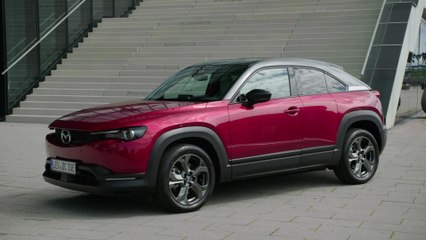 2020 Mazda MX-30 Exterior Design in Soul Red Crystal