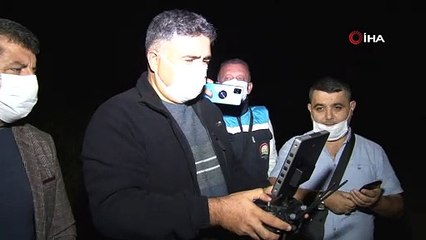 Bursa\'da denetim! Tek tek termal kameralı drone ile izlendiler