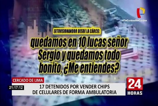 Cercado de Lima: 17 detenidos por vender chips de celulares de dudosa procedencia