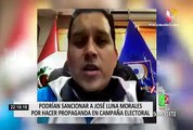 Luna Morales podría ser sancionado por hacer propaganda durante campaña electoral