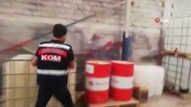 Jandarma baskınında 11 bin litre etil alkol ele geçirildi