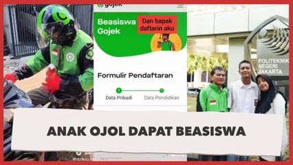 Kisah Haru Anak Driver Ojol yang Berhasil Dapat Beasiswa