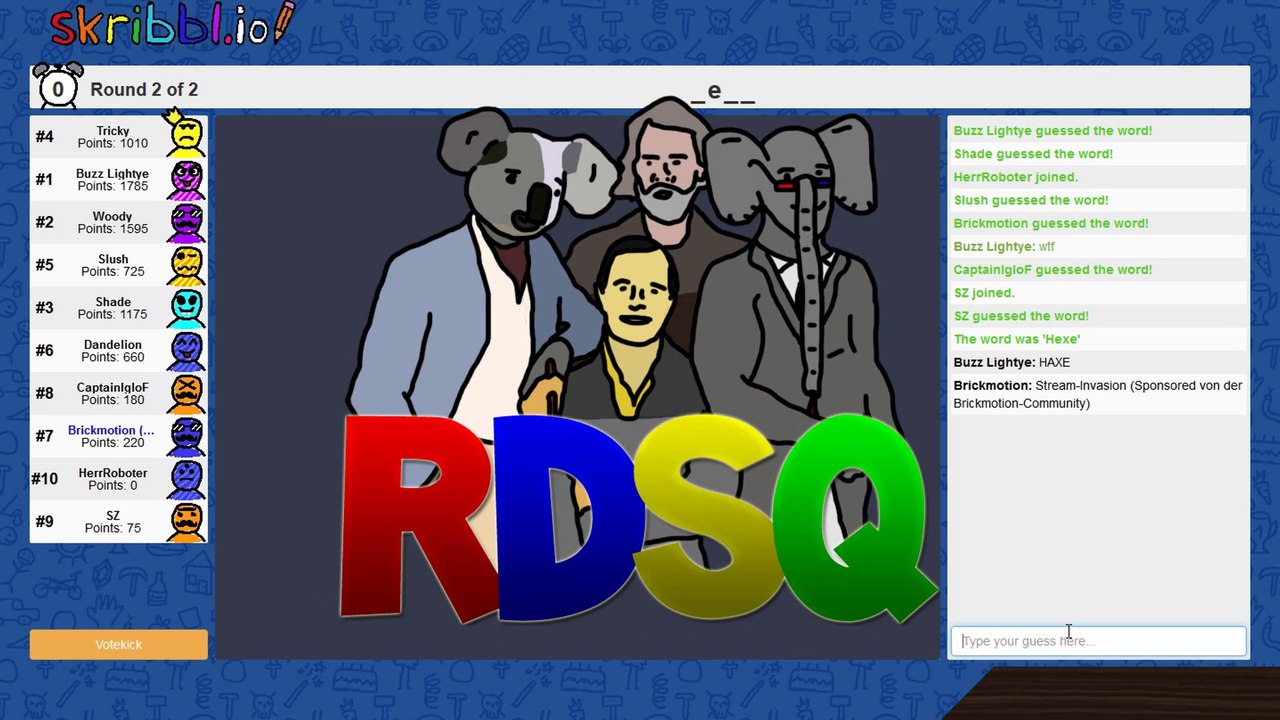 Stream-Invasion bei Trickytastisch | Skribbl.io ★ RDSQ 59 (Feat. Trickytastisch, Cubuzz & Co.)