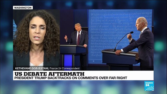 Backlash growing, Trumps backtracks on support for far-right groups