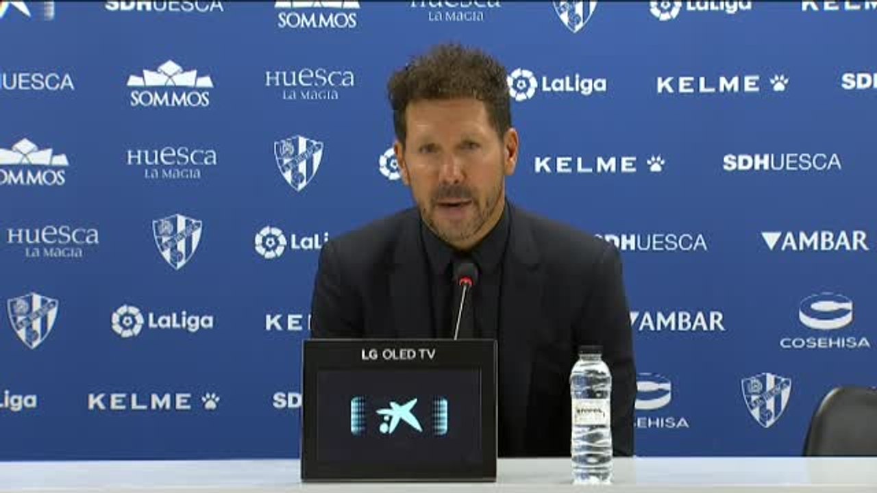 Simeone: "El segundo tiempo es el camino aunque no pudimos concretar las ocasiones"