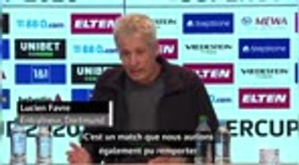 Supercoupe d'Allemagne - Favre : "Nous aurions clairement pu remporter ce match"