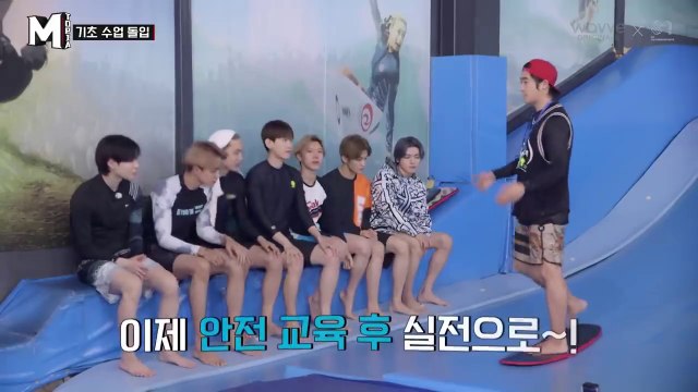 [ENG SUB CC] (MTOPIA EP3) Among SuperM, who are having a blast in water, there's a hidden pro surfer
