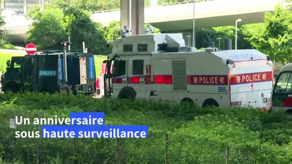 Hong Kong: vaste dispositif policier déployé pour la fête nationale chinoise
