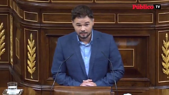 Gabriel Rufián: Si Ayuso desobedece, ¿será inhabilitada?