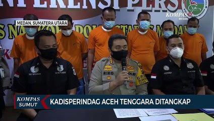 Kadis Perindag Aceh Tenggara Ditangkap di Medan