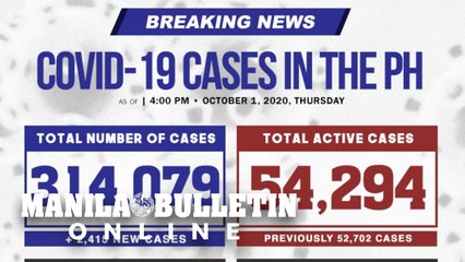 PH marks 8th month of COVID-19 pandemic: total cases breach 314,000
