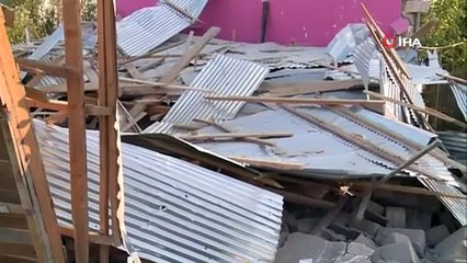 Ermenistan saldırısının ardından Terter’deki yıkım görüntülendi