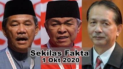 SEKILAS FAKTA: Tok Mat desak Zahid, Zahid janji hala tuju lebih jelas, Kes tertinggi sejak Jun