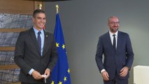 Pedro Sánchez se reúne con el presidente del Consejo Europeo