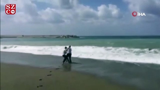 Antalya'da denizde can pazarı