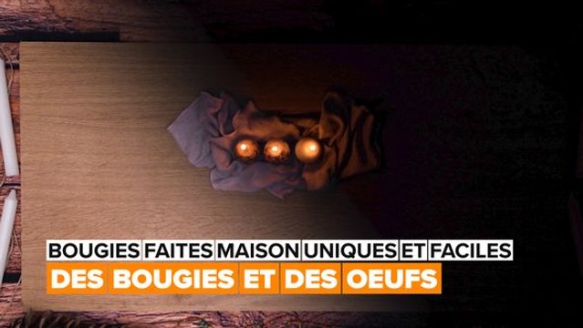 L'art de la bougie : des bougie en oeuf
