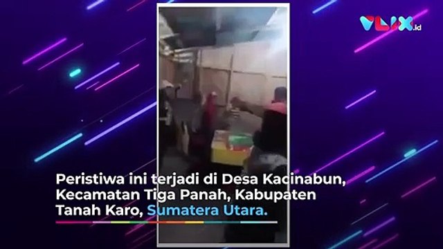 Judi Tembak Ikan Digerebek Emak-emak Ngamuk Pakai Balok