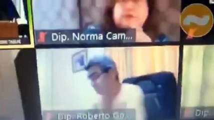 Tras el escándalo sexual de Ameri en Argentina, un diputado en Paraguay sesionó desnudo